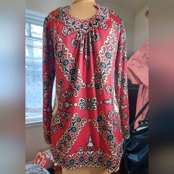 INC International Concepts Women’s Long Casual Blouse Size L - Picture 1 of 8